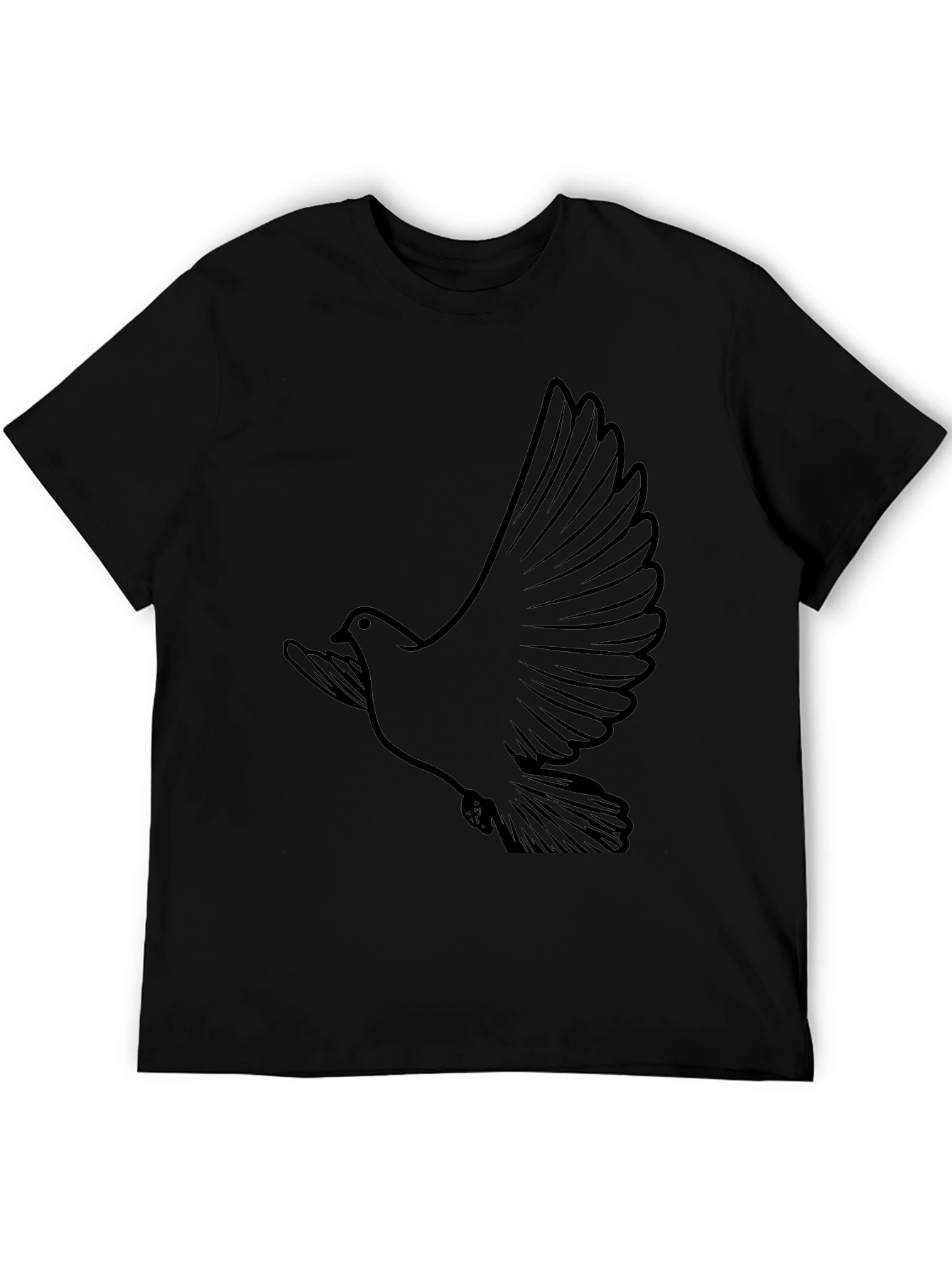 Dove Graphic Tee - Classic Black T-Shirt