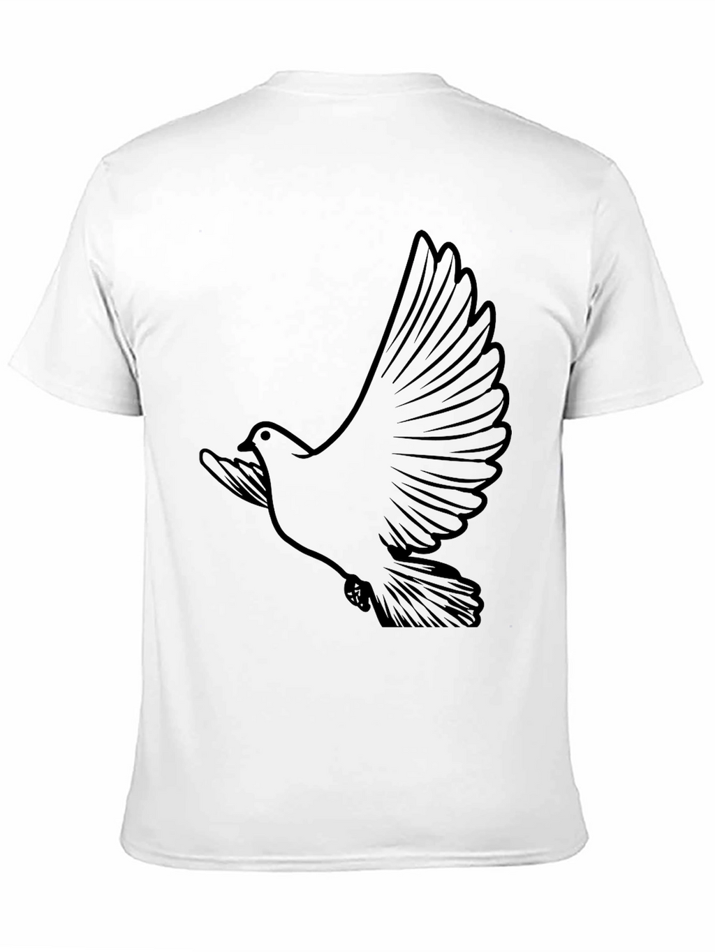 Dove Graphic Tee - Classic Black T-Shirt