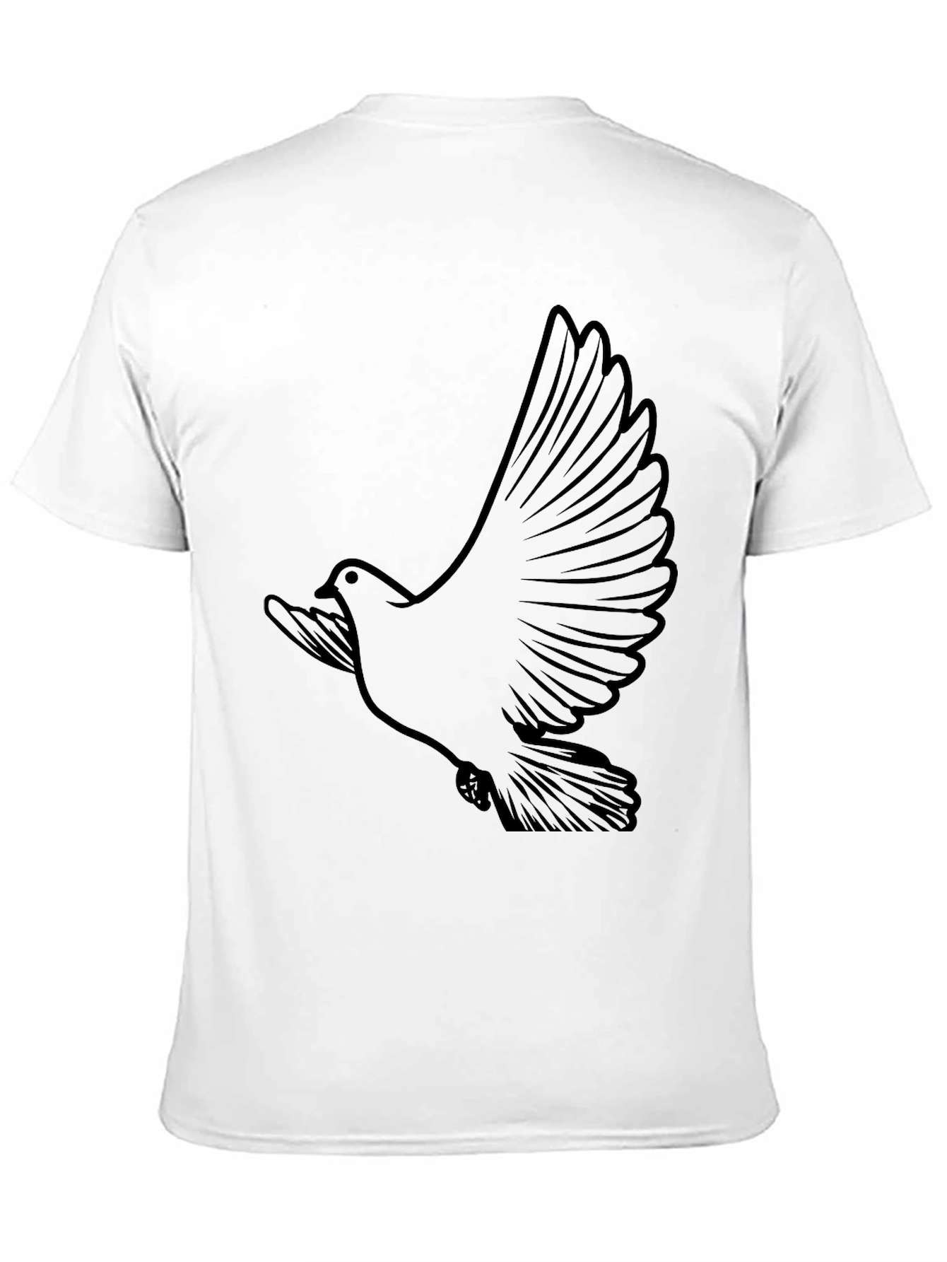 Dove Graphic Tee - Classic Black T-Shirt