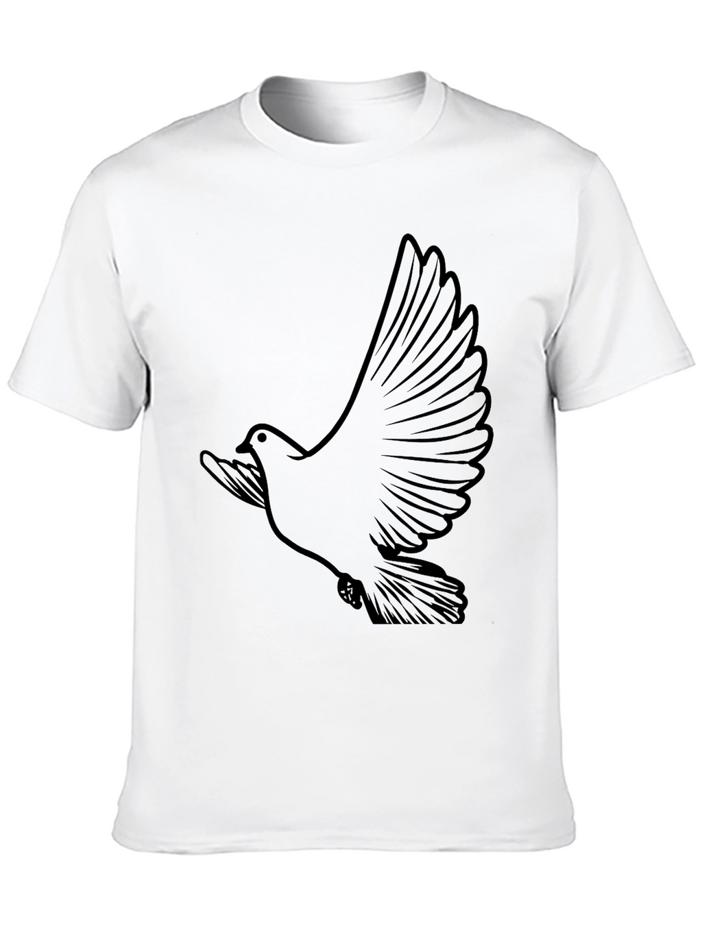 Dove Graphic Tee - Classic Black T-Shirt