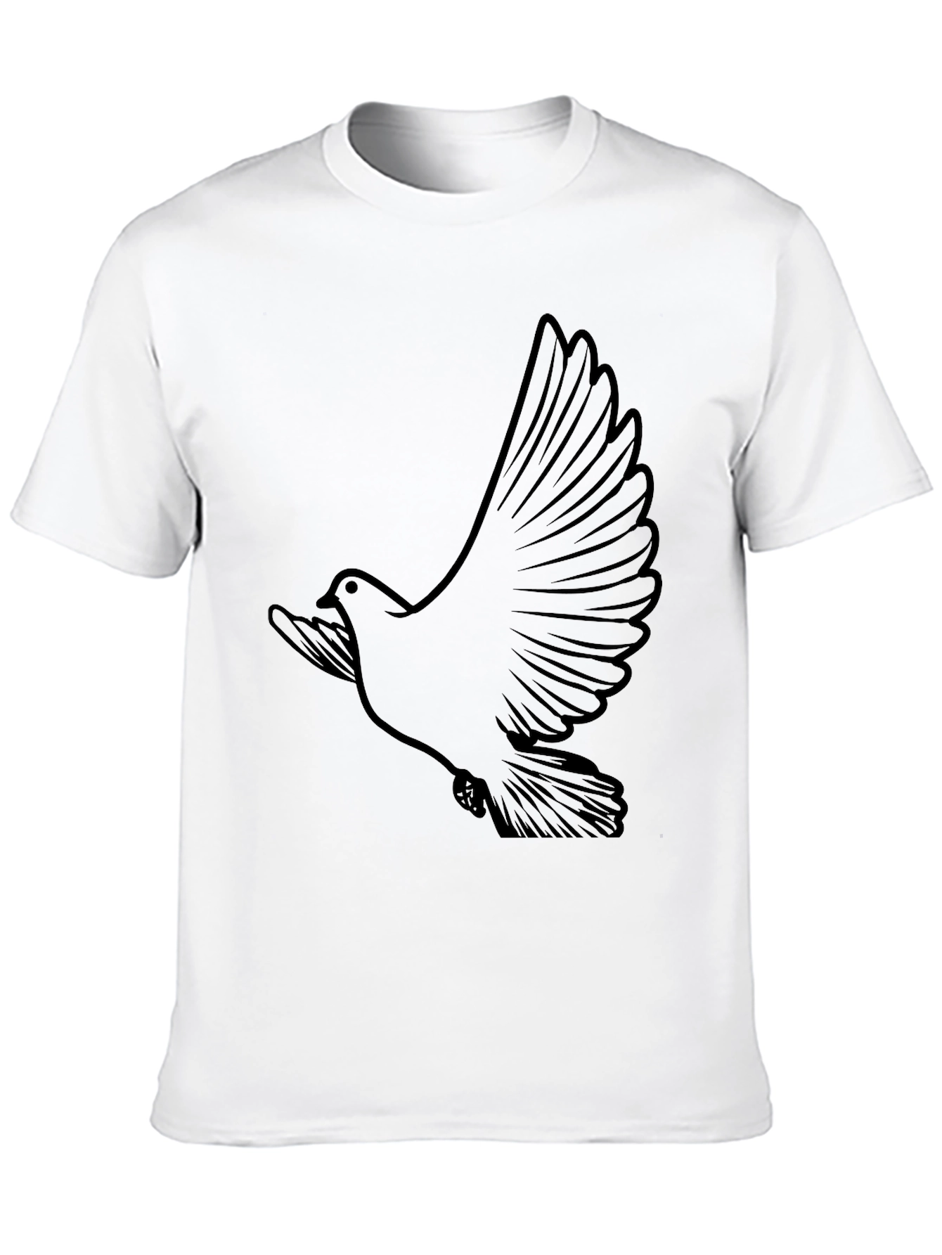 Dove Graphic Tee - Classic Black T-Shirt