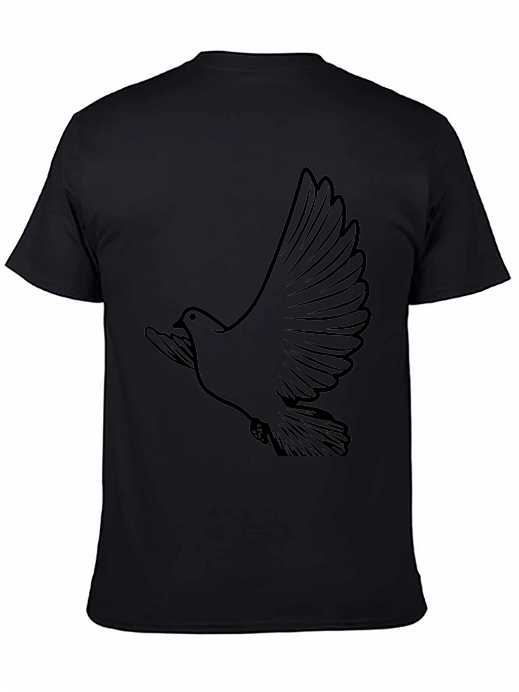 Dove Graphic Tee - Classic Black T-Shirt