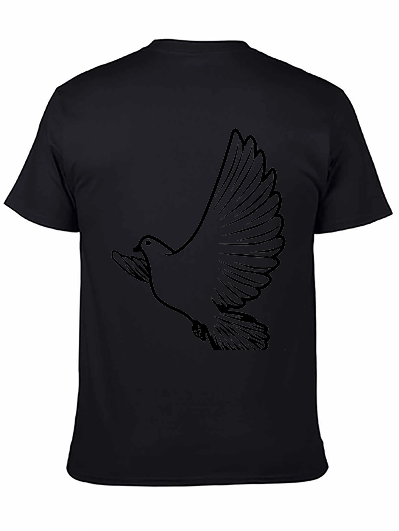 Dove Graphic Tee - Classic Black T-Shirt