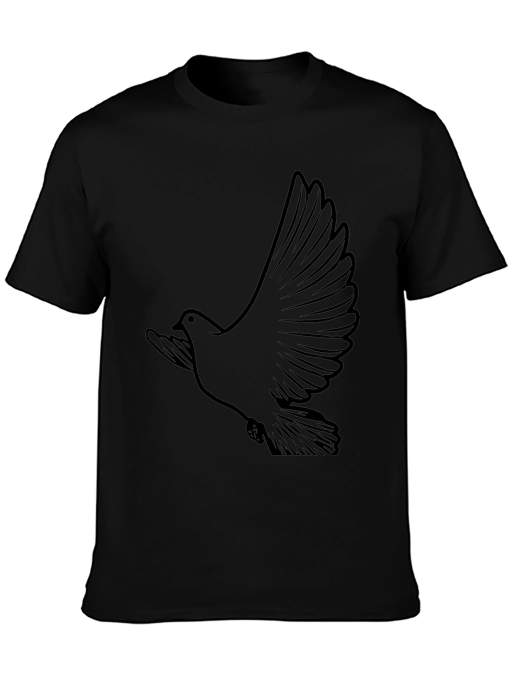 Dove Graphic Tee - Classic Black T-Shirt