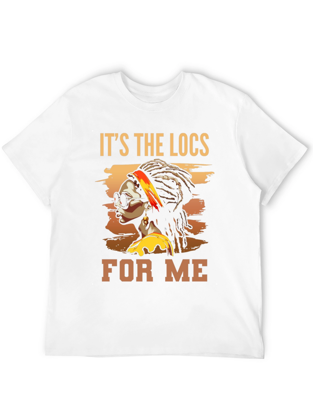 Its the Locs for Me Black T-Shirt