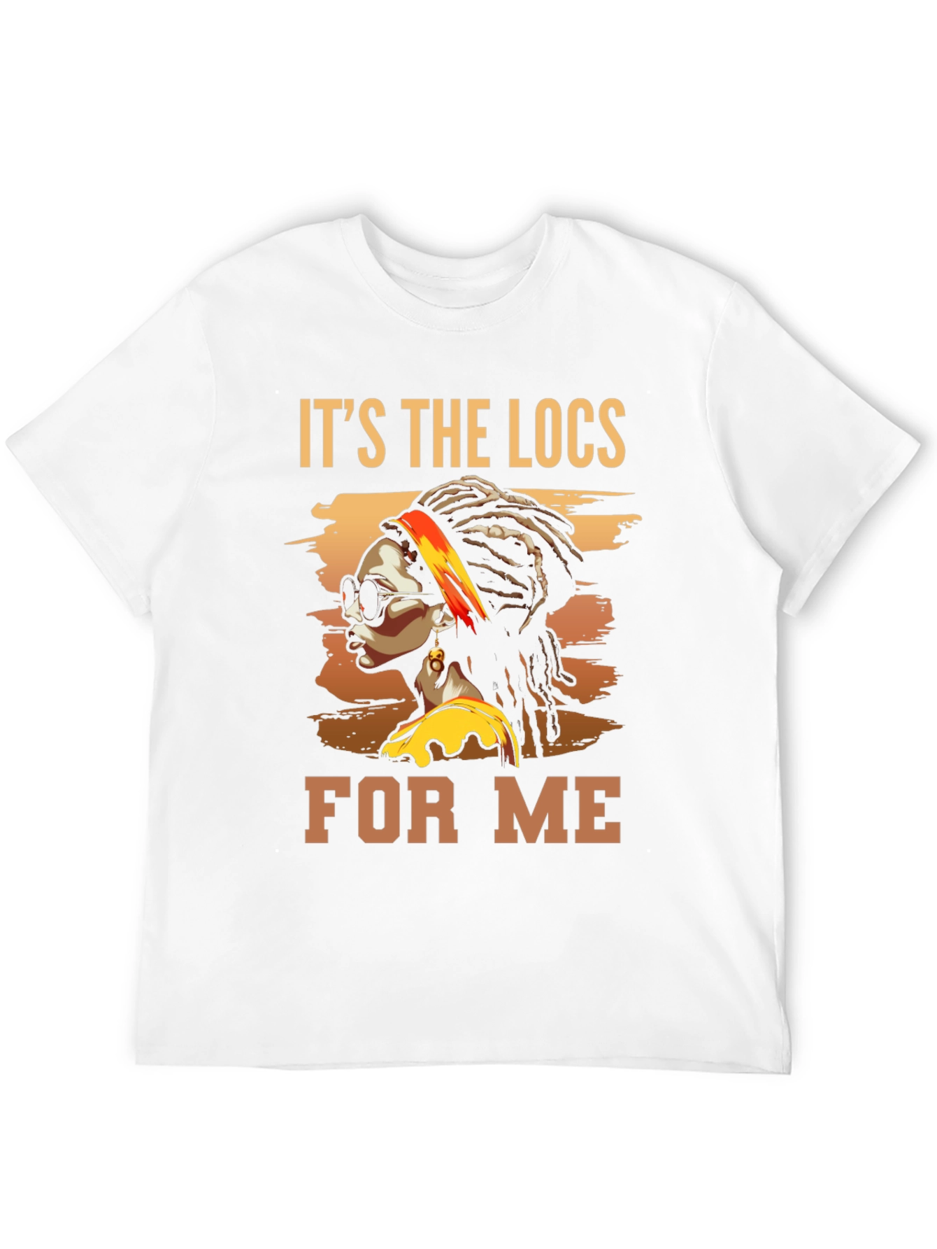 Its the Locs for Me Black T-Shirt