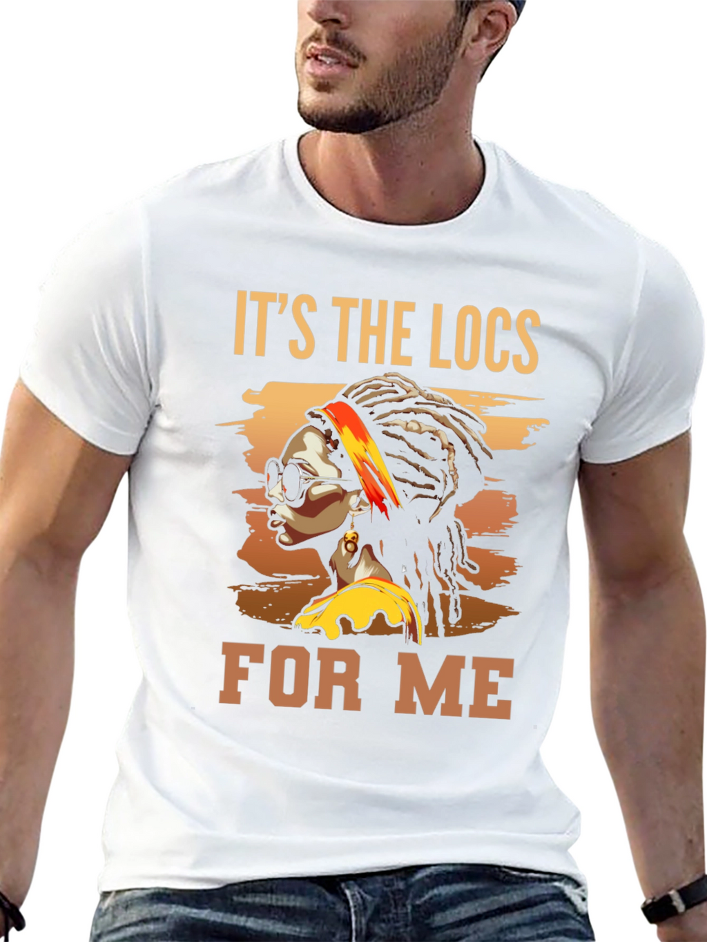 Its the Locs for Me Black T-Shirt