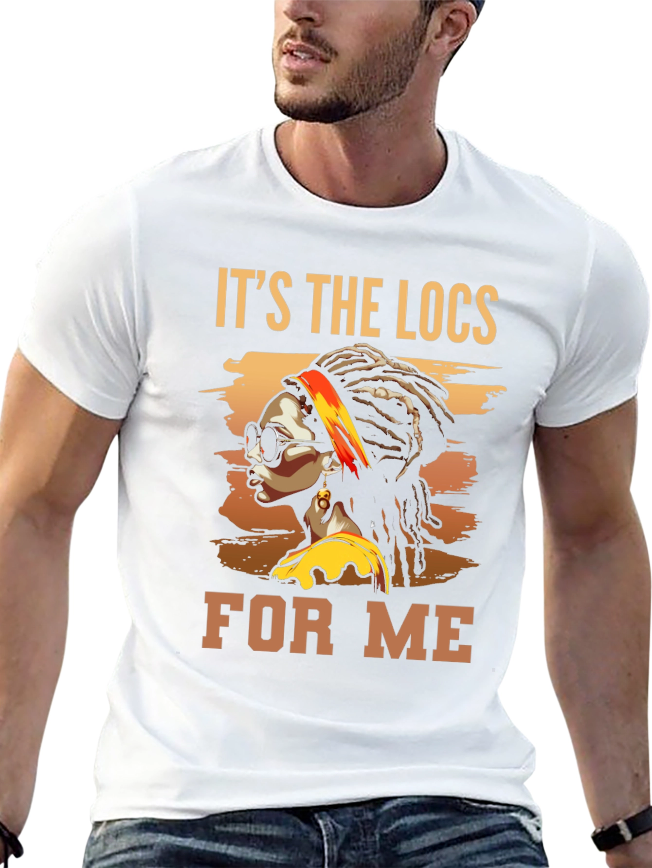 Its the Locs for Me Black T-Shirt