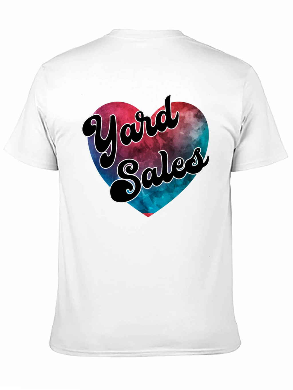 Yard Sales Heart Graphic Tee - Casual Comfort