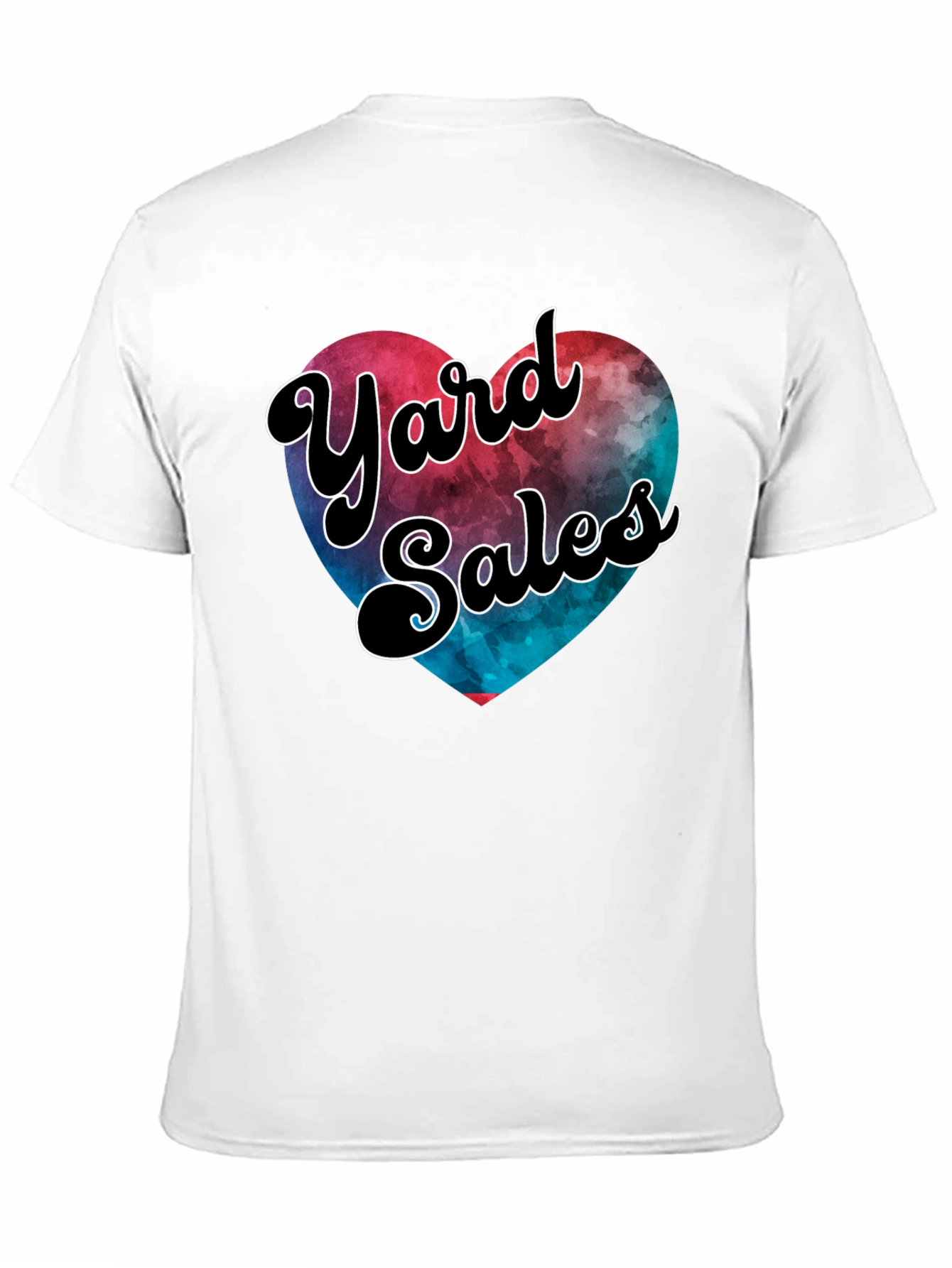 Yard Sales Heart Graphic Tee - Casual Comfort