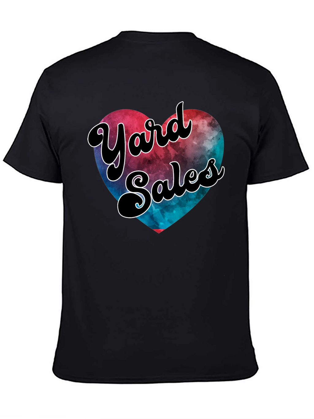 Yard Sales Heart Graphic Tee - Casual Comfort