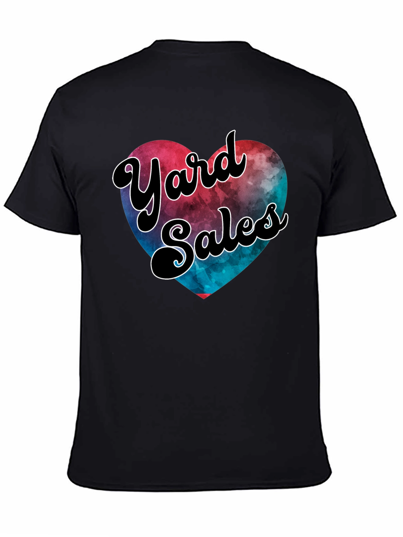 Yard Sales Heart Graphic Tee - Casual Comfort