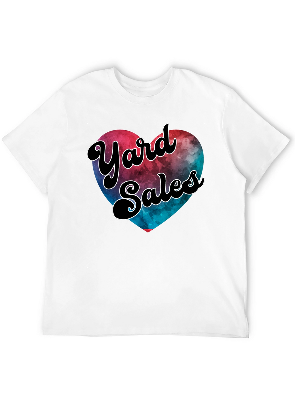 Yard Sales Heart Graphic Tee - Casual Comfort
