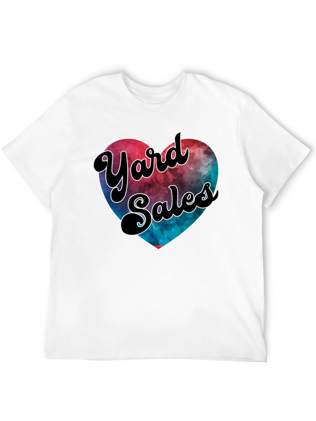 Yard Sales Heart Graphic Tee - Casual Comfort