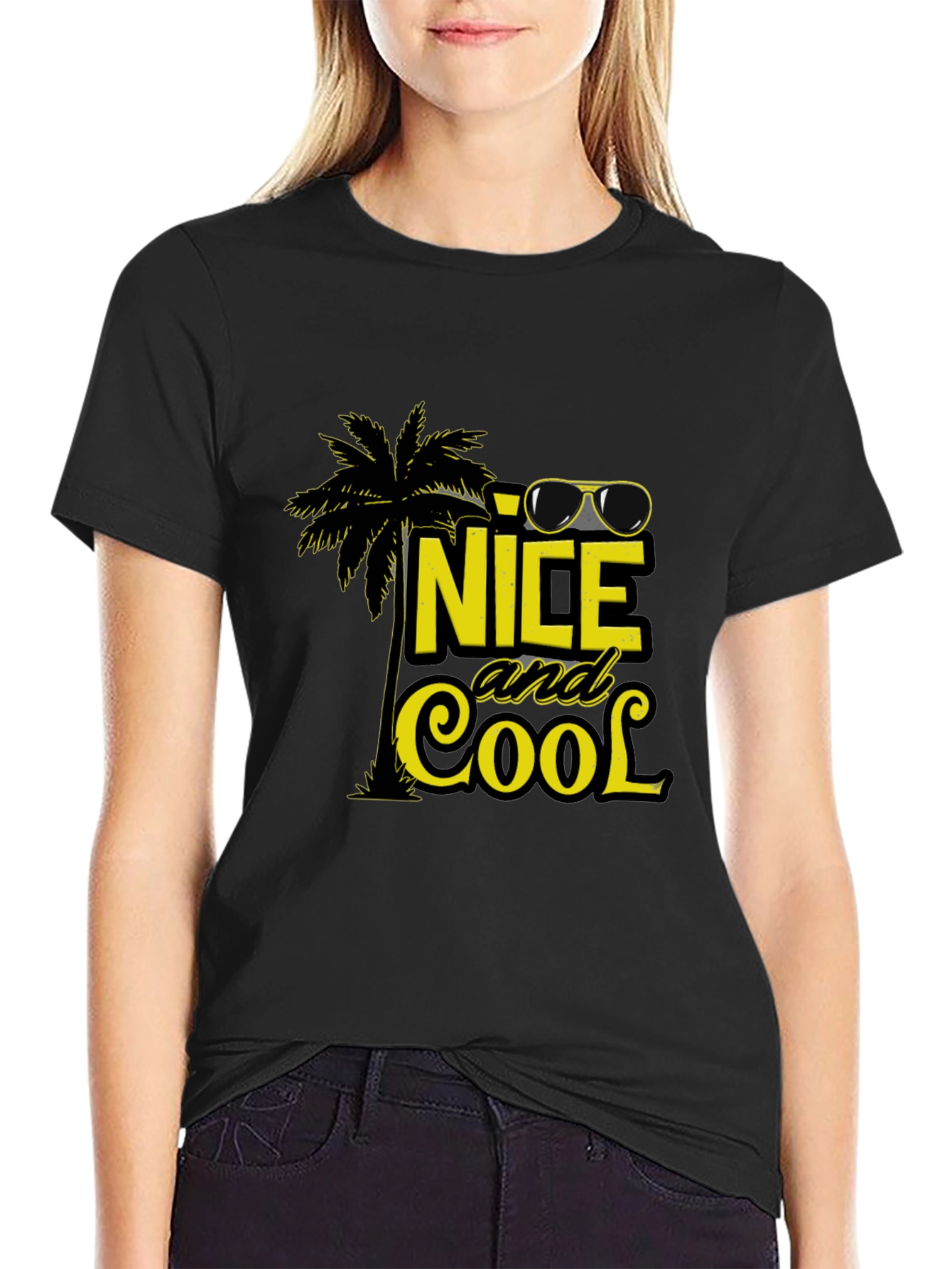 Nice and Cool Black T-Shirt