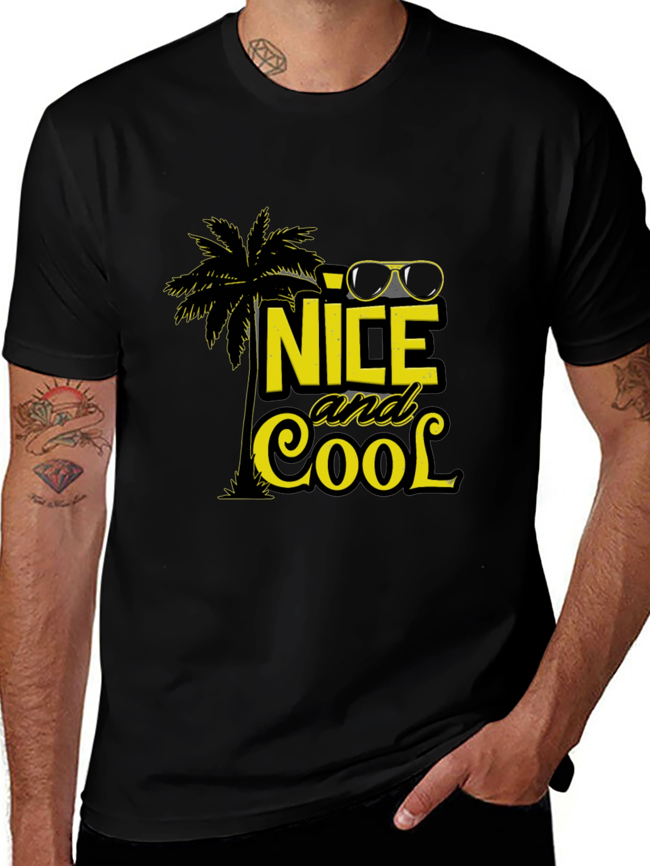 Nice and Cool Black T-Shirt