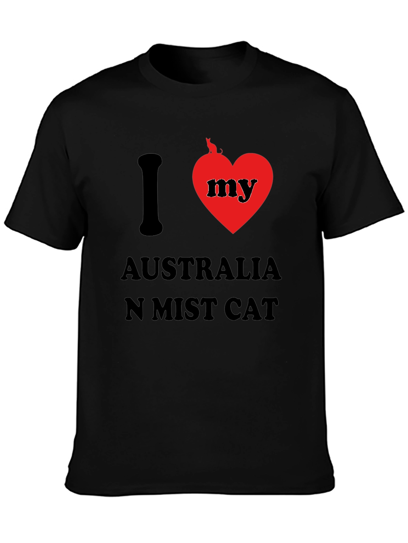 I Love My Australian Mist Cat T-Shirt