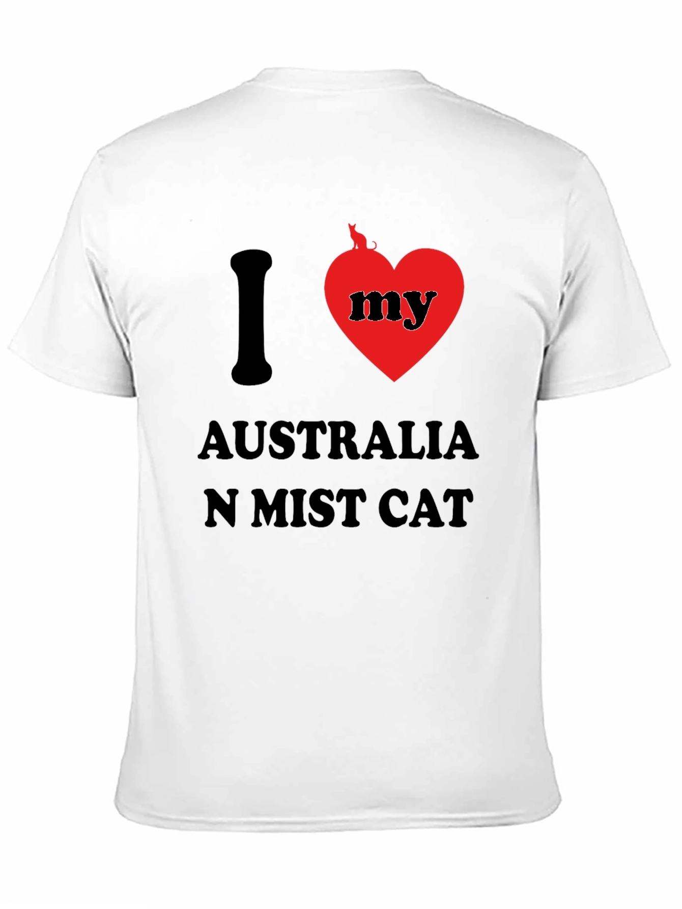 I Love My Australian Mist Cat T-Shirt