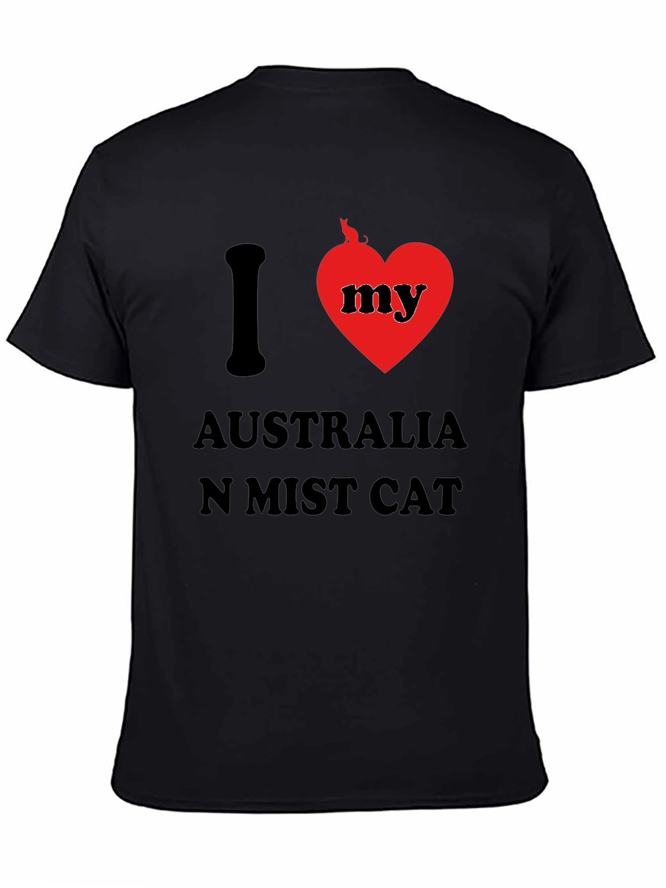 I Love My Australian Mist Cat T-Shirt
