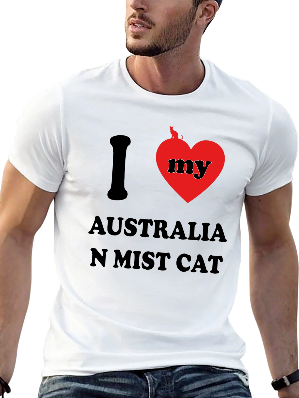 I Love My Australian Mist Cat T-Shirt