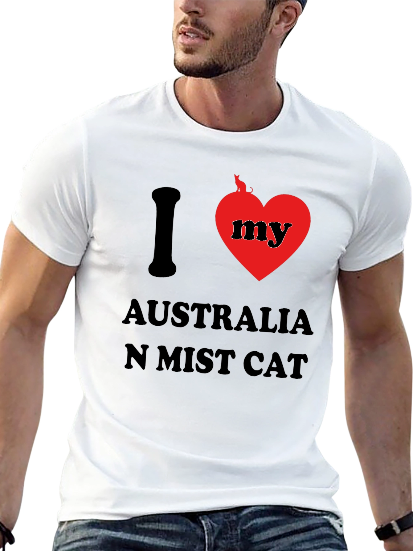 I Love My Australian Mist Cat T-Shirt