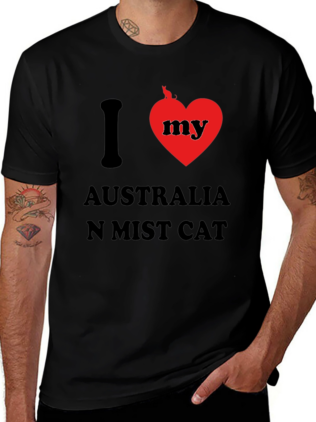 I Love My Australian Mist Cat T-Shirt