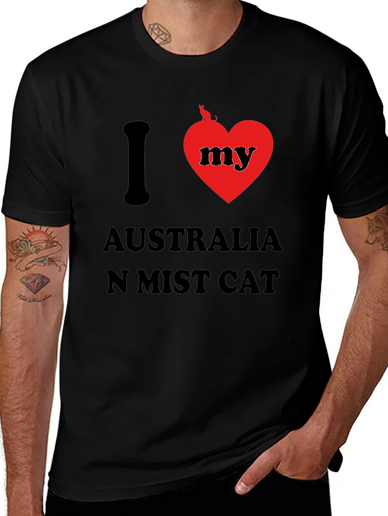I Love My Australian Mist Cat T-Shirt