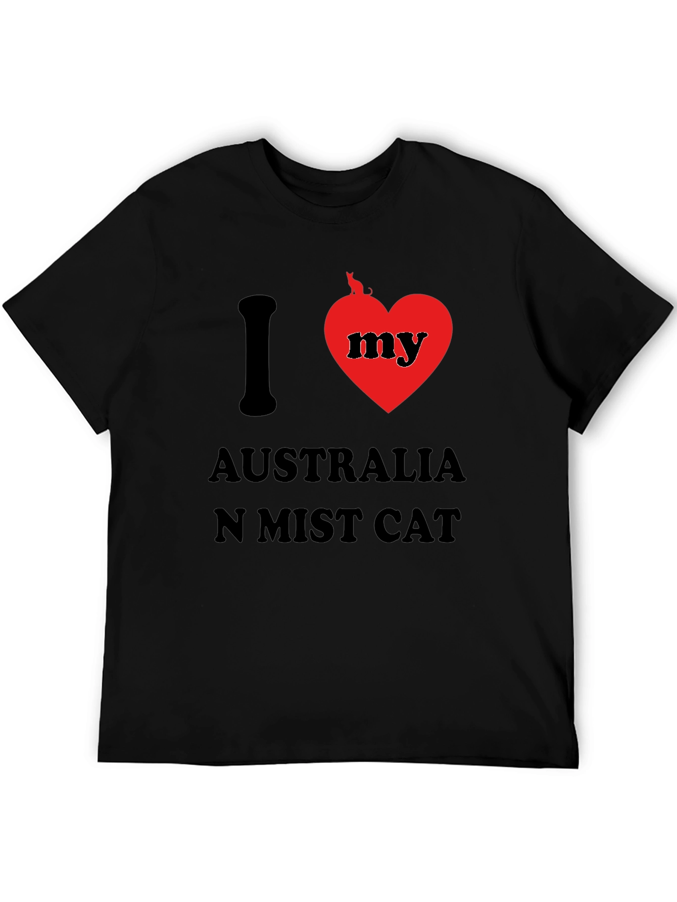 I Love My Australian Mist Cat T-Shirt