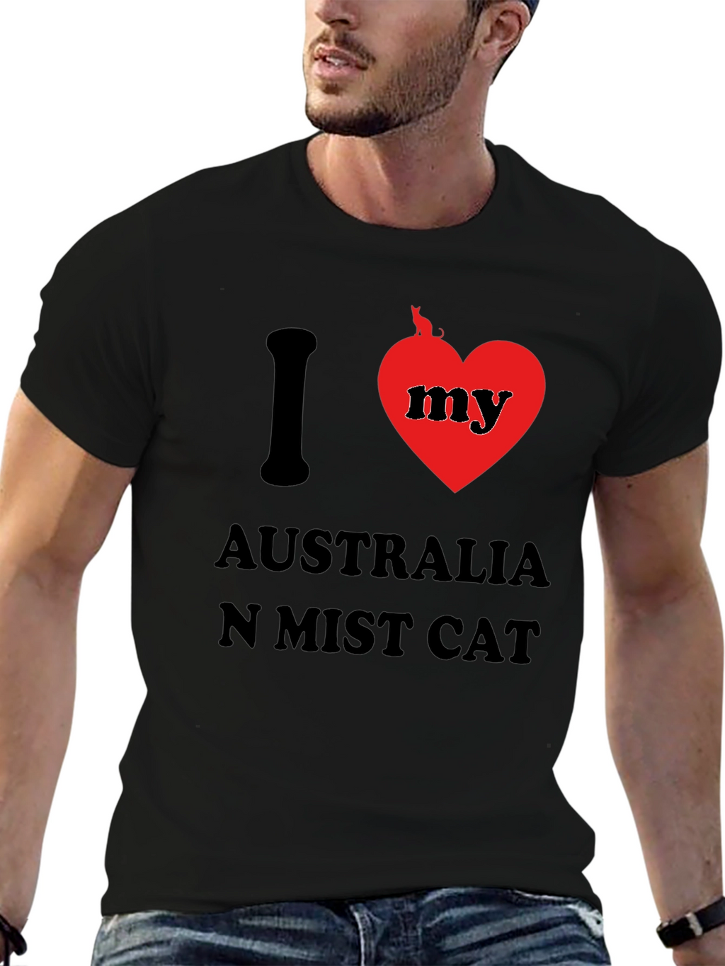 I Love My Australian Mist Cat T-Shirt