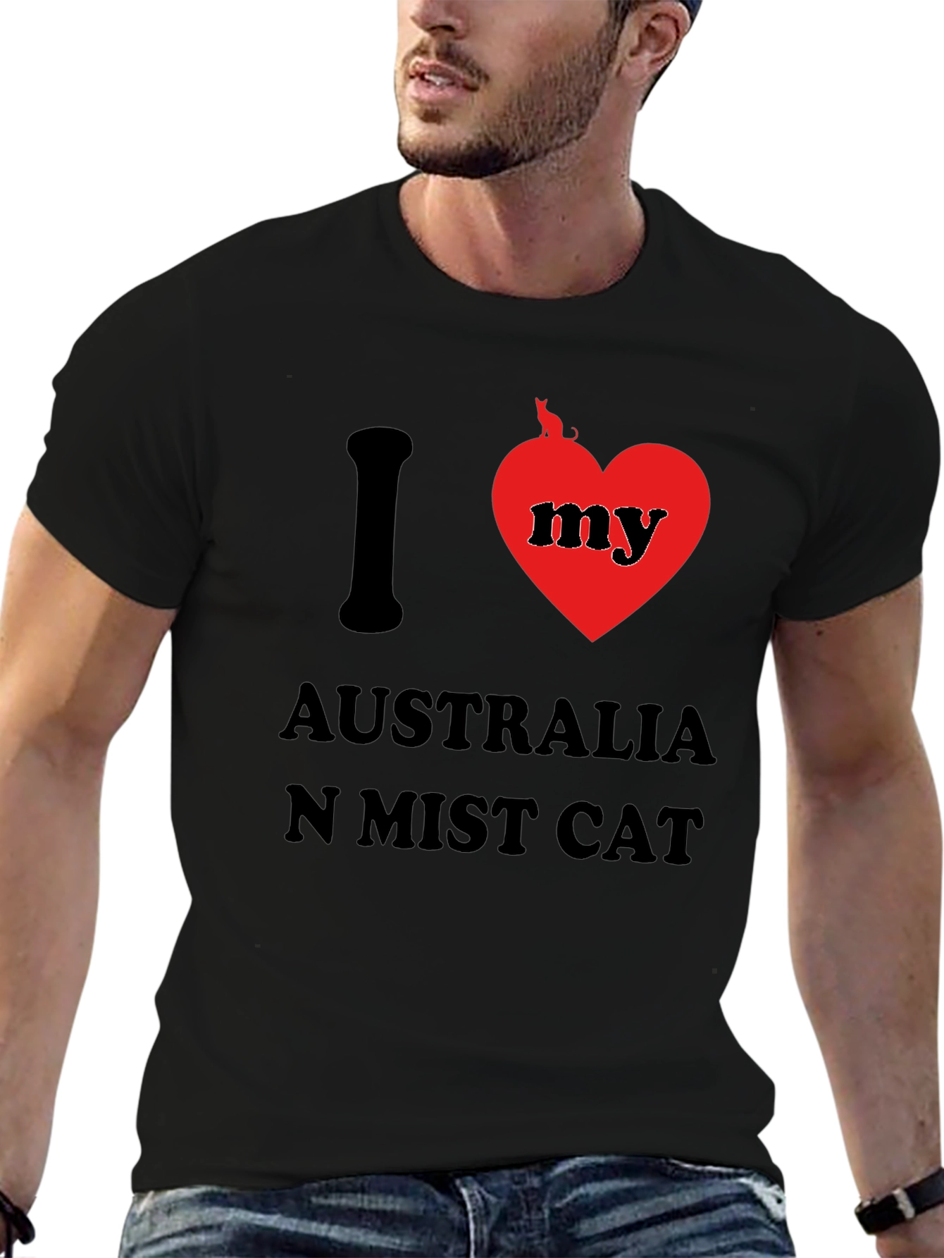 I Love My Australian Mist Cat T-Shirt