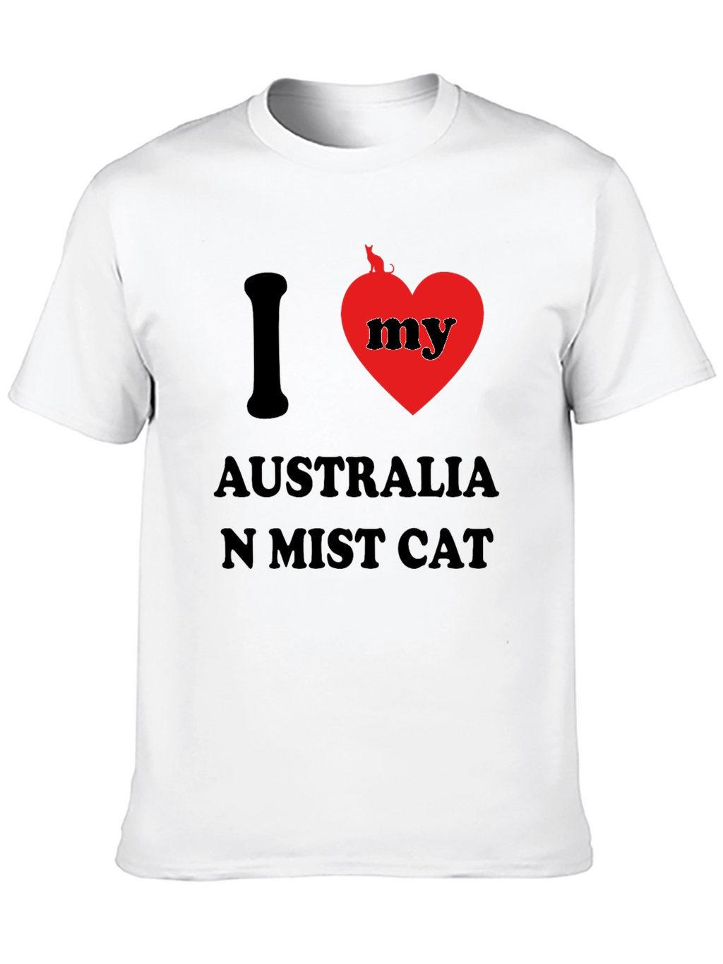 I Love My Australian Mist Cat T-Shirt