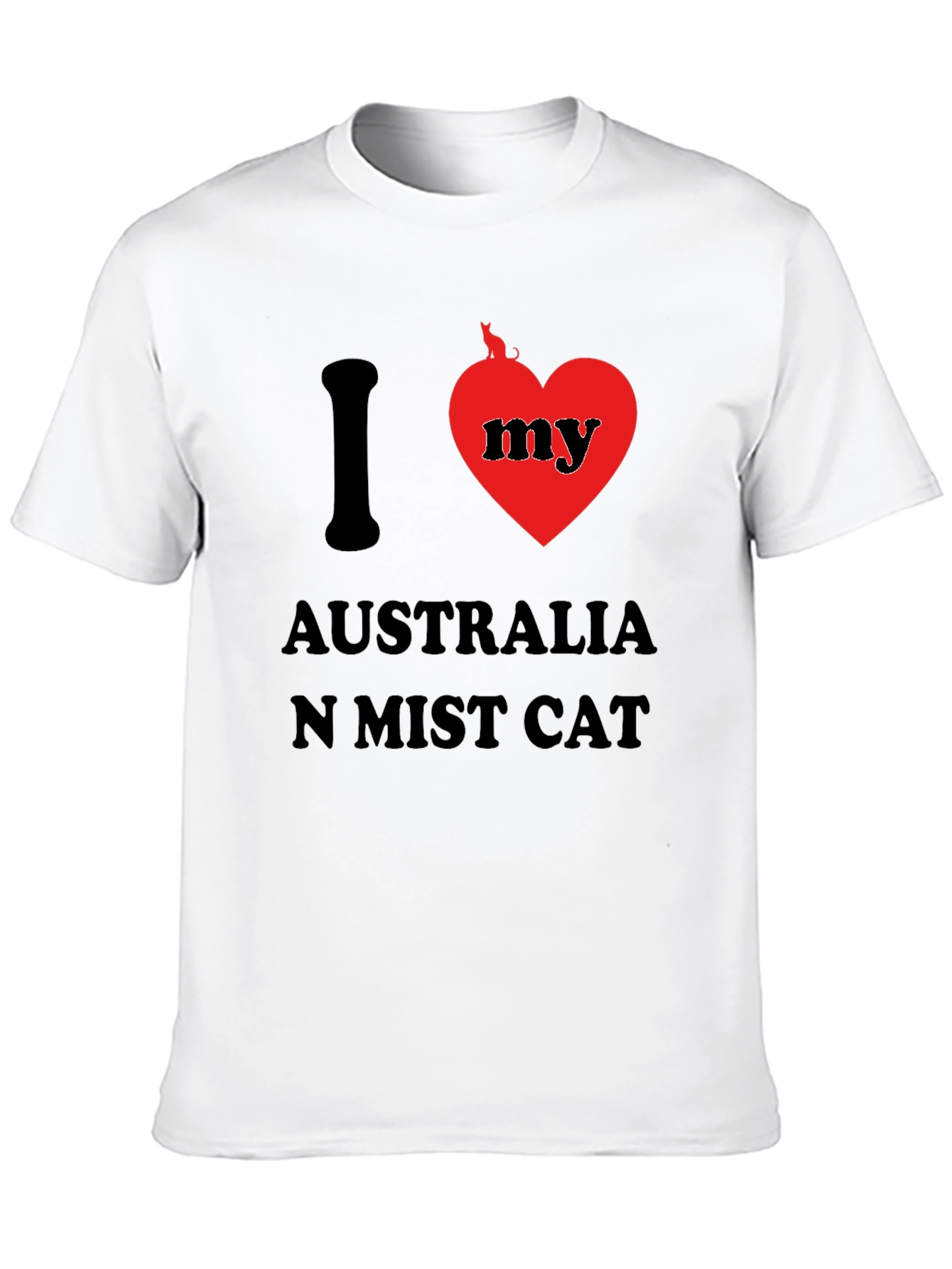 I Love My Australian Mist Cat T-Shirt