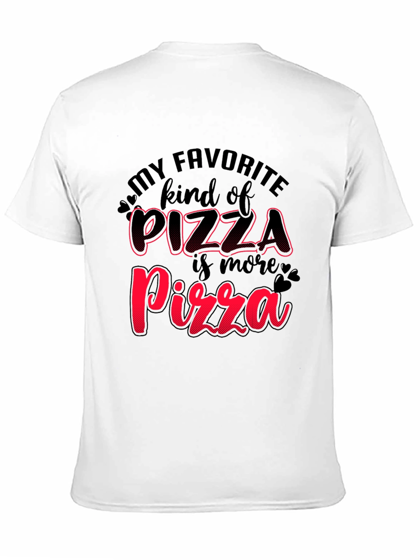 Pizza Lovers Black T-Shirt
