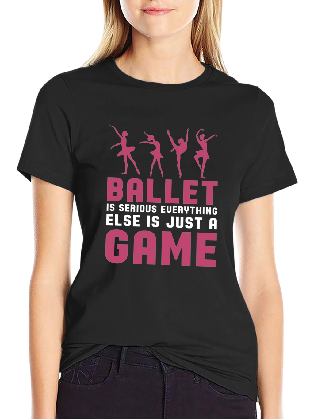 Ballet Is Serious T-Shirt Dance Ballerina Tee