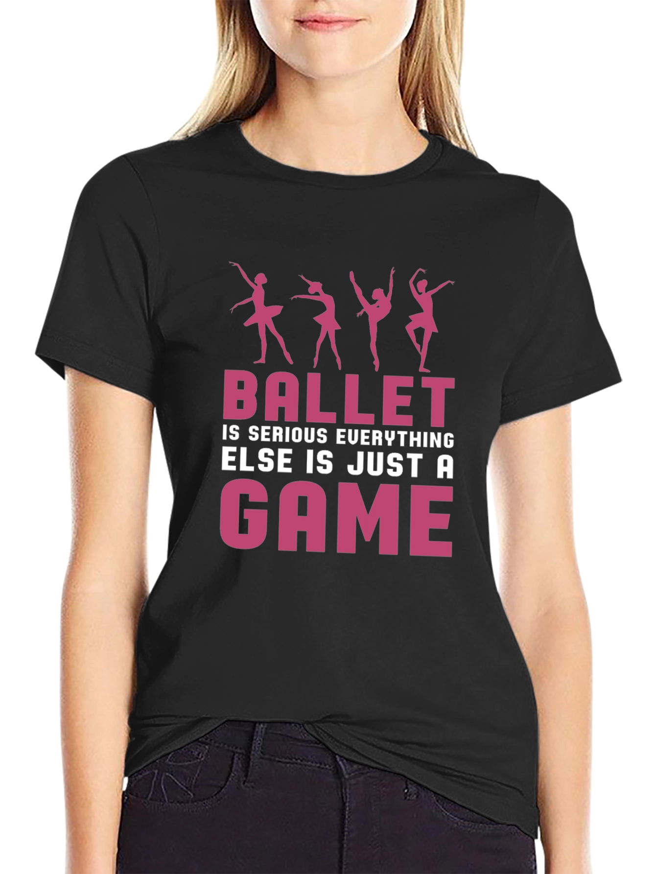 Ballet Is Serious T-Shirt Dance Ballerina Tee