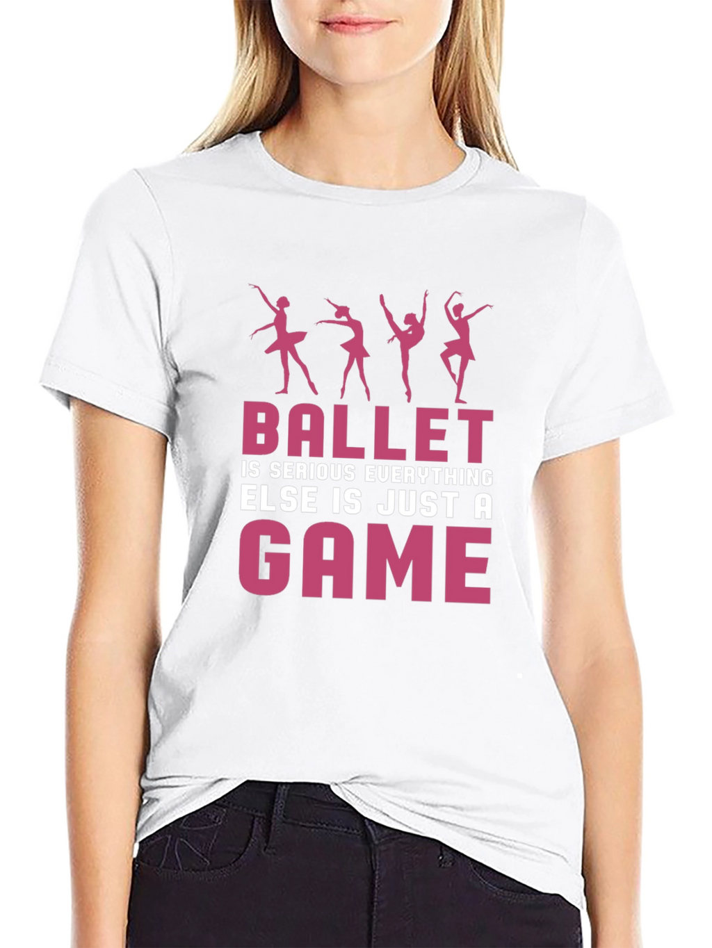 Ballet Is Serious T-Shirt Dance Ballerina Tee