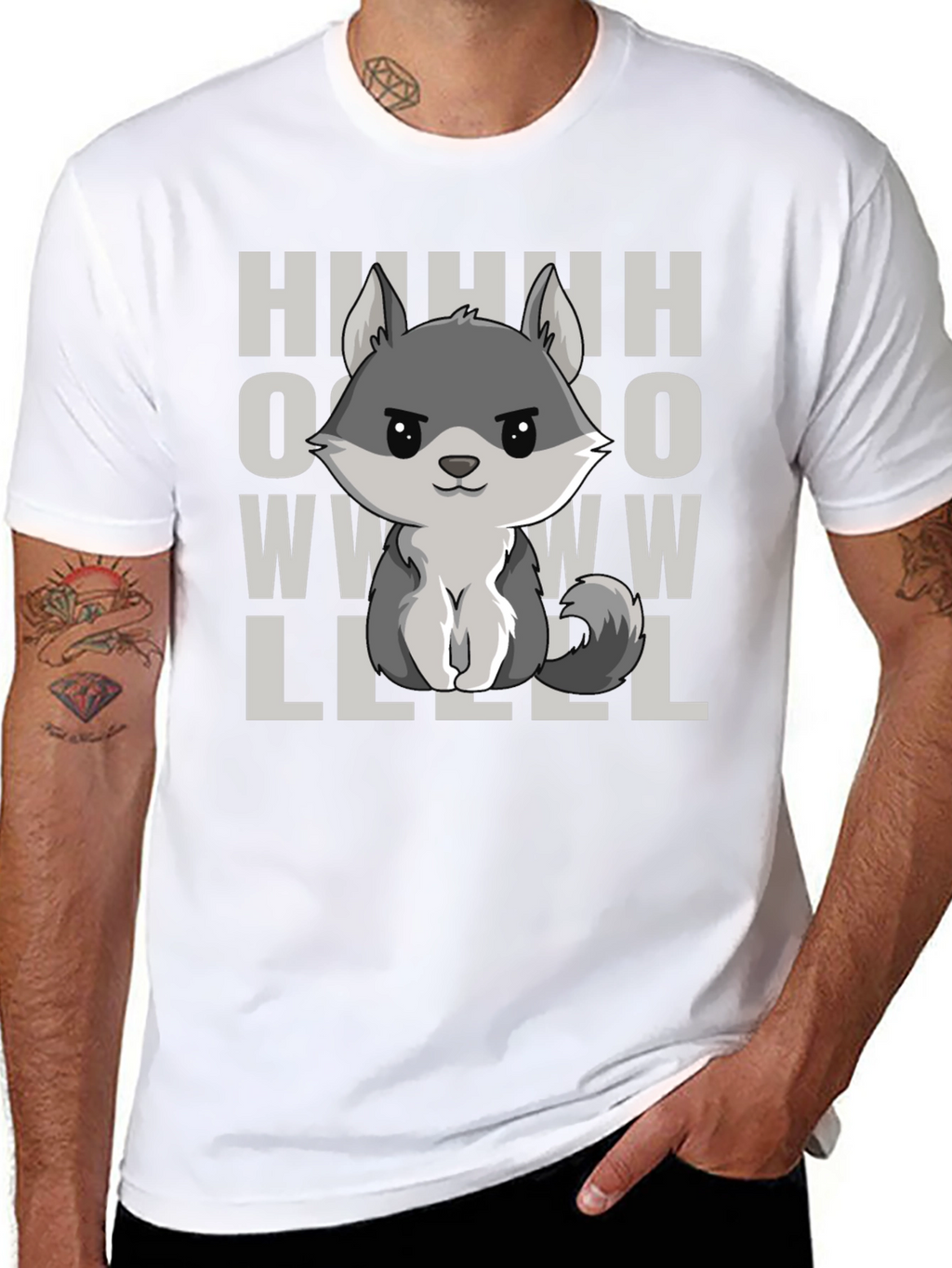 Howl Wolf Graphic T-Shirt