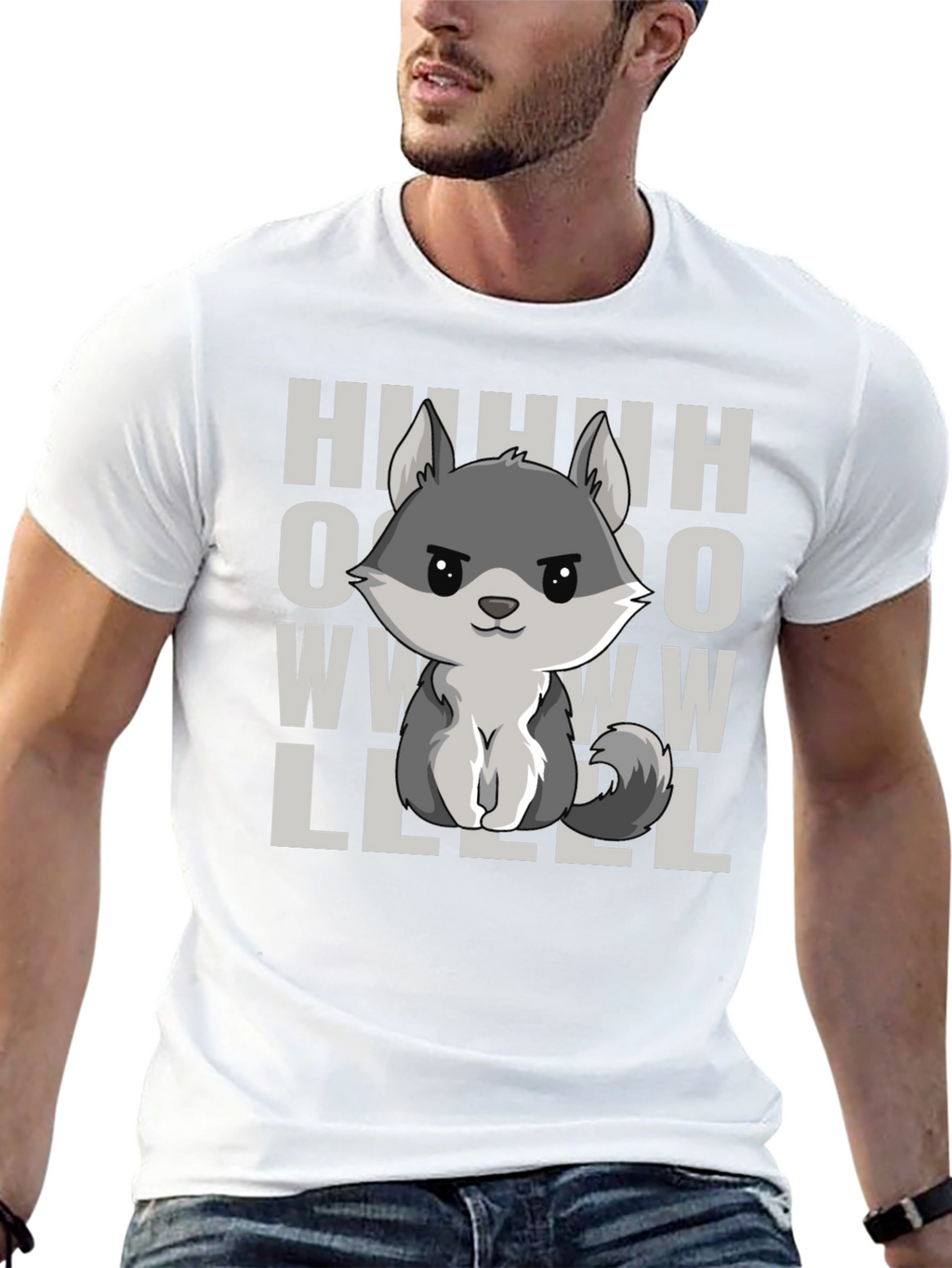 Howl Wolf Graphic T-Shirt