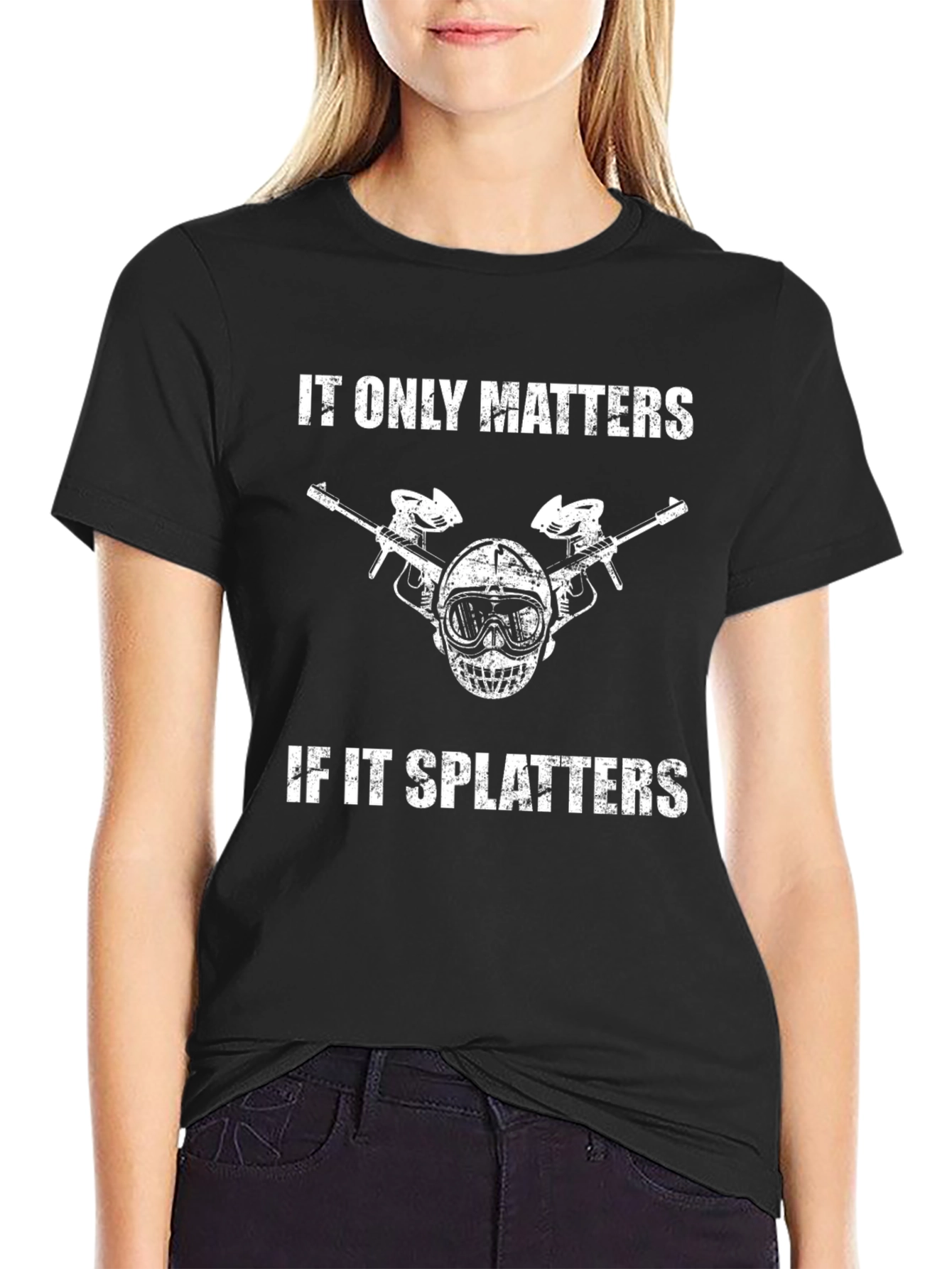 Paintball Splatter T-Shirt - It Only Matters If It Splatters