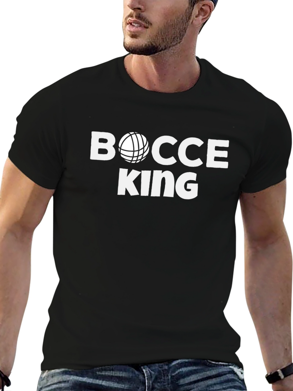 Bocce King T-Shirt - Sports Graphic Tee
