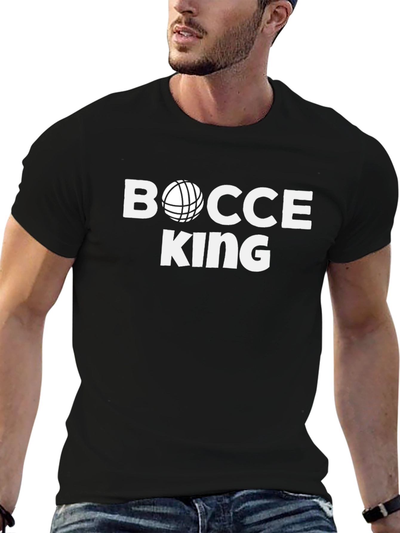 Bocce King T-Shirt - Sports Graphic Tee