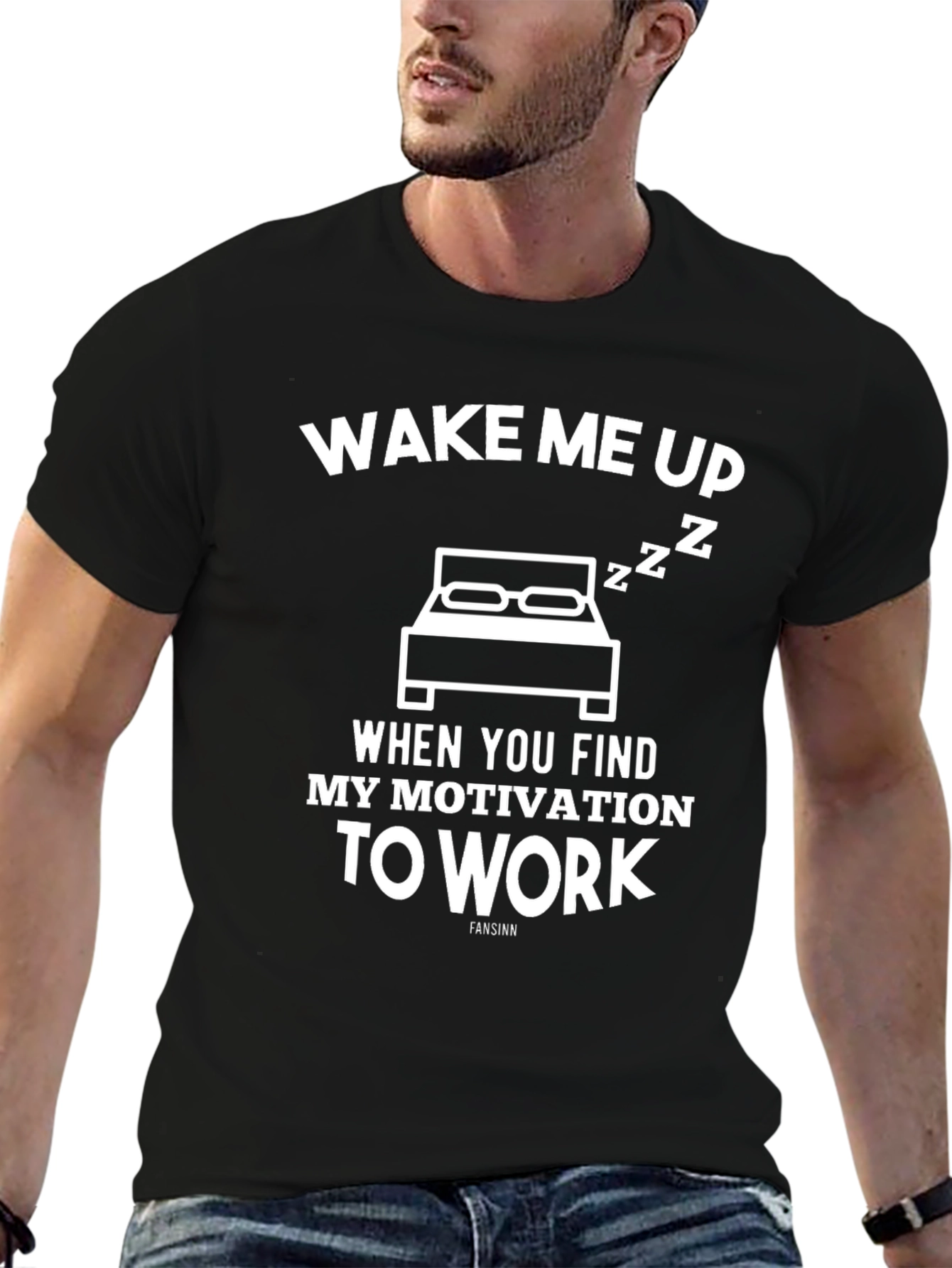 Wake Me Up Funny Graphic T-Shirt