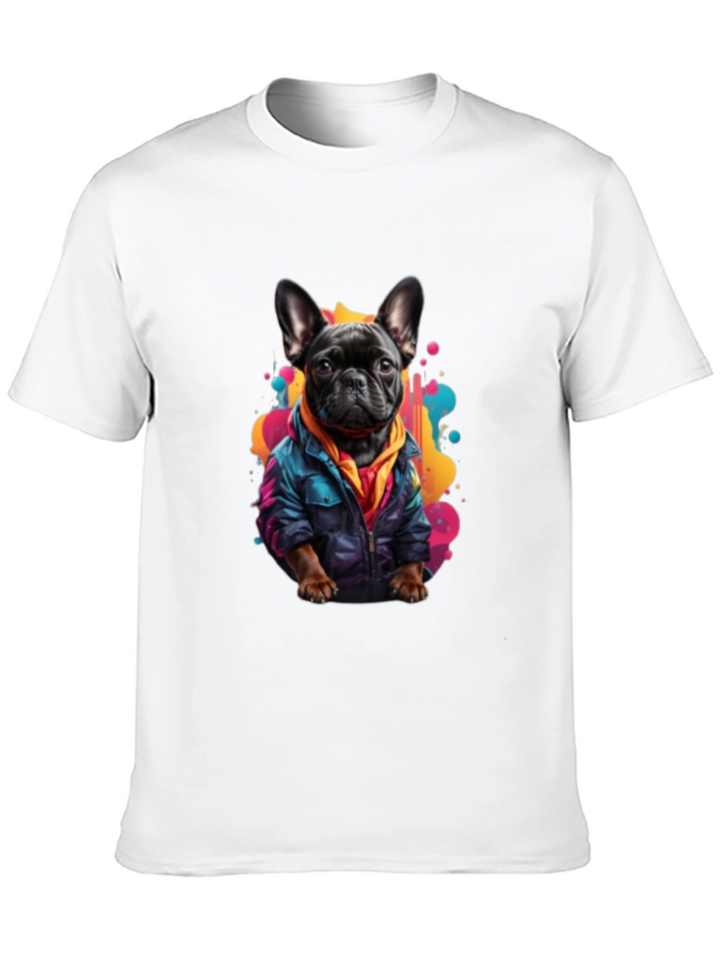 Dog in Jacket Graphic Tee