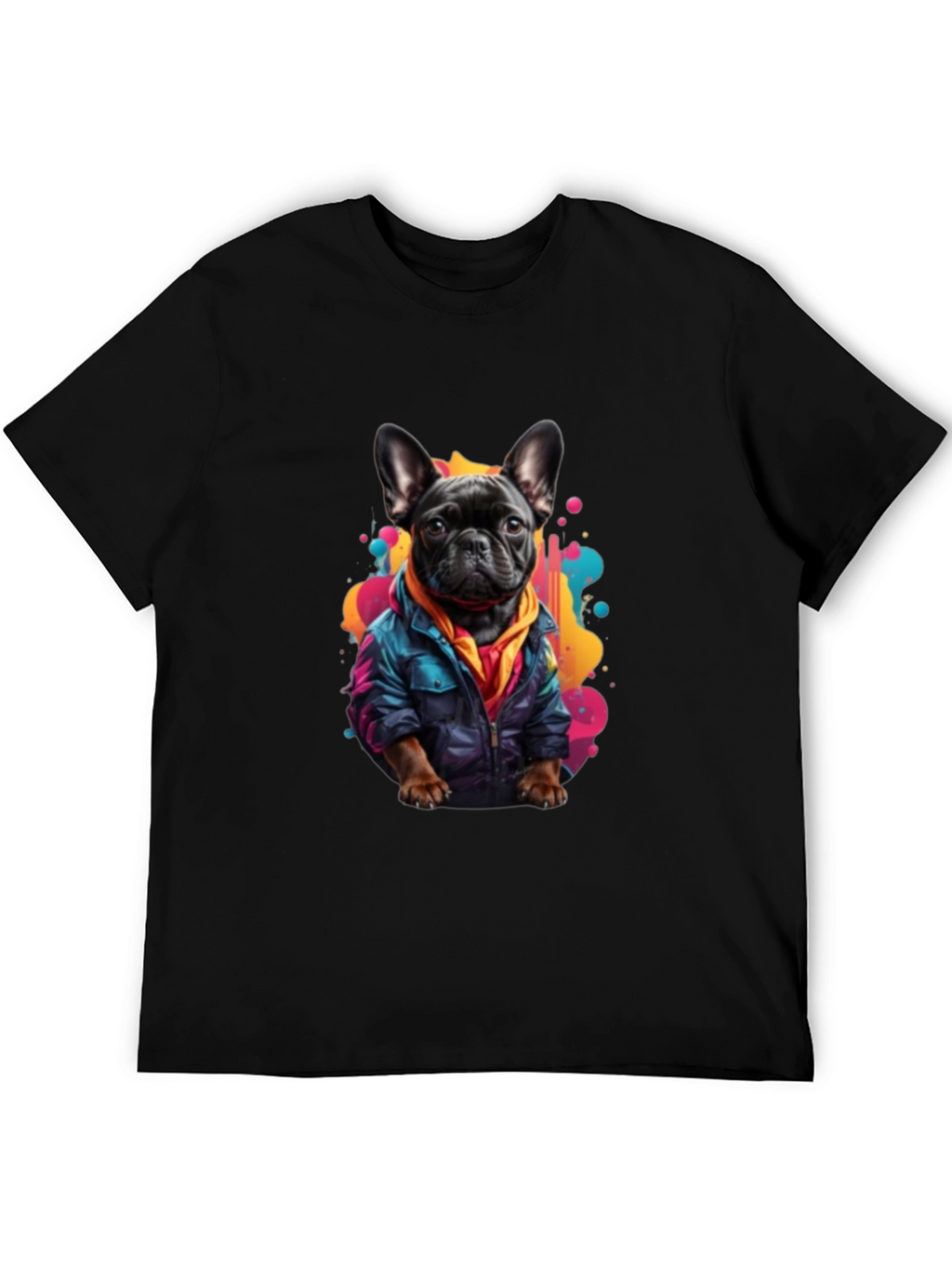 Dog in Jacket Graphic Tee
