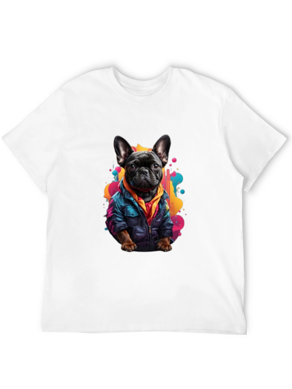 Dog in Jacket Graphic Tee