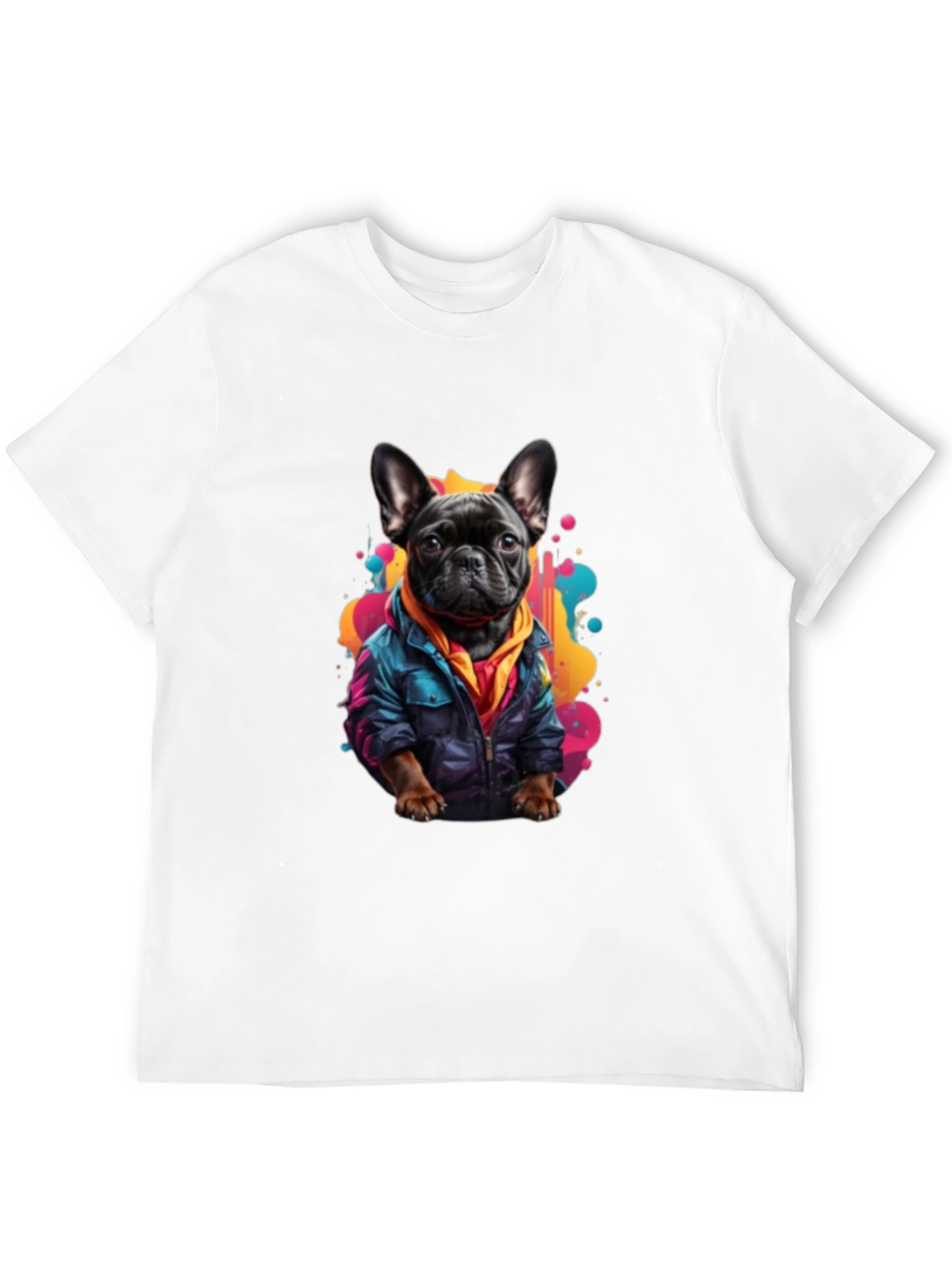Dog in Jacket Graphic Tee