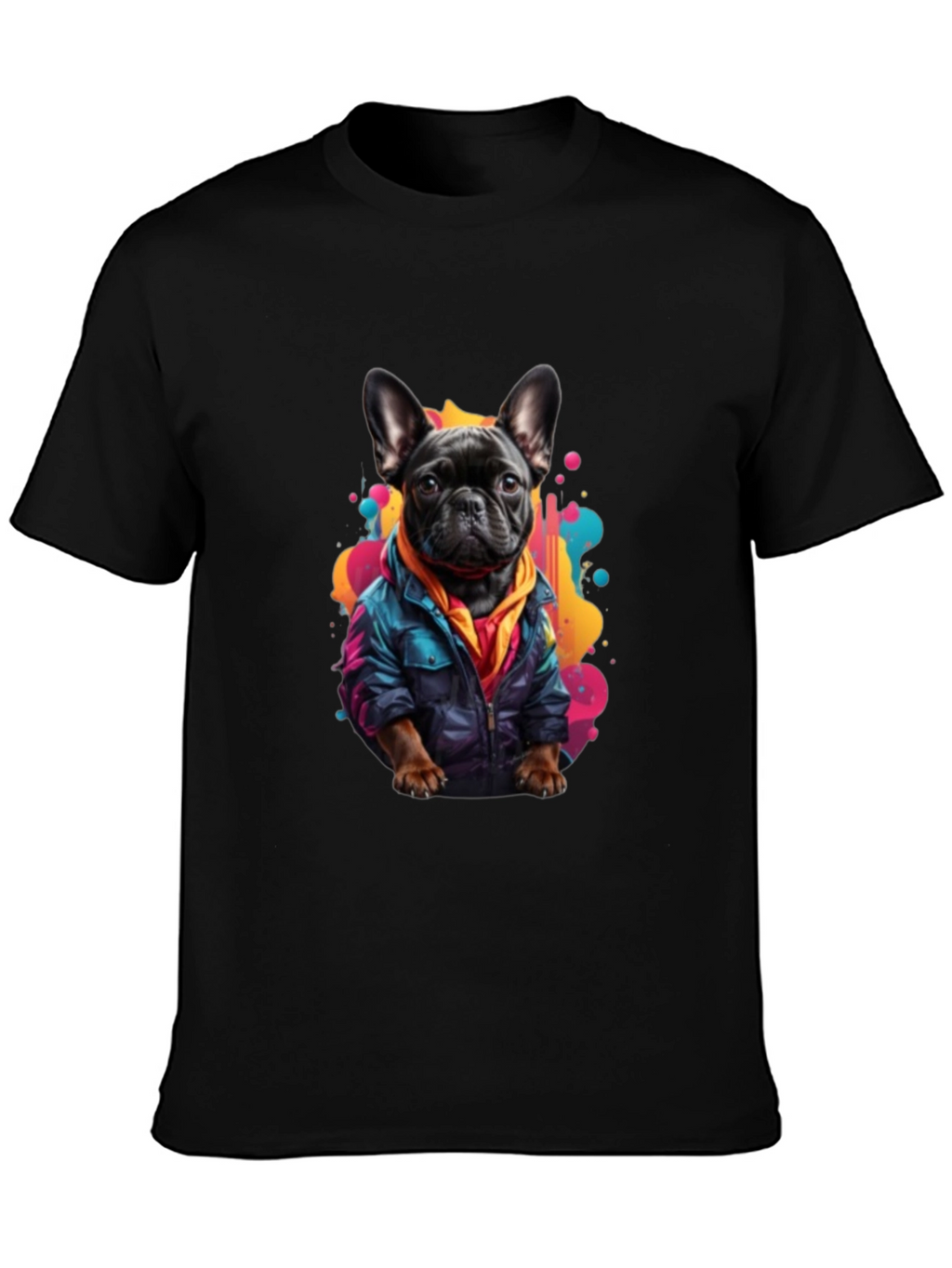 Dog in Jacket Graphic Tee