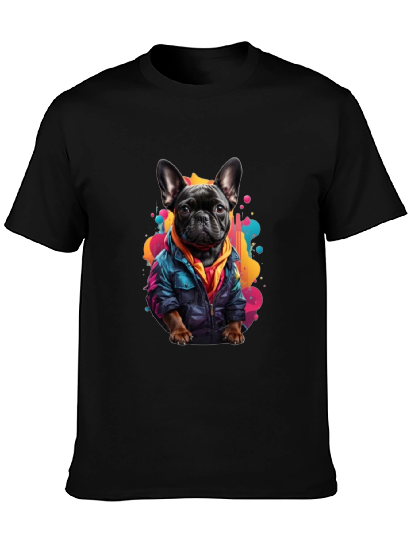 Dog in Jacket Graphic Tee
