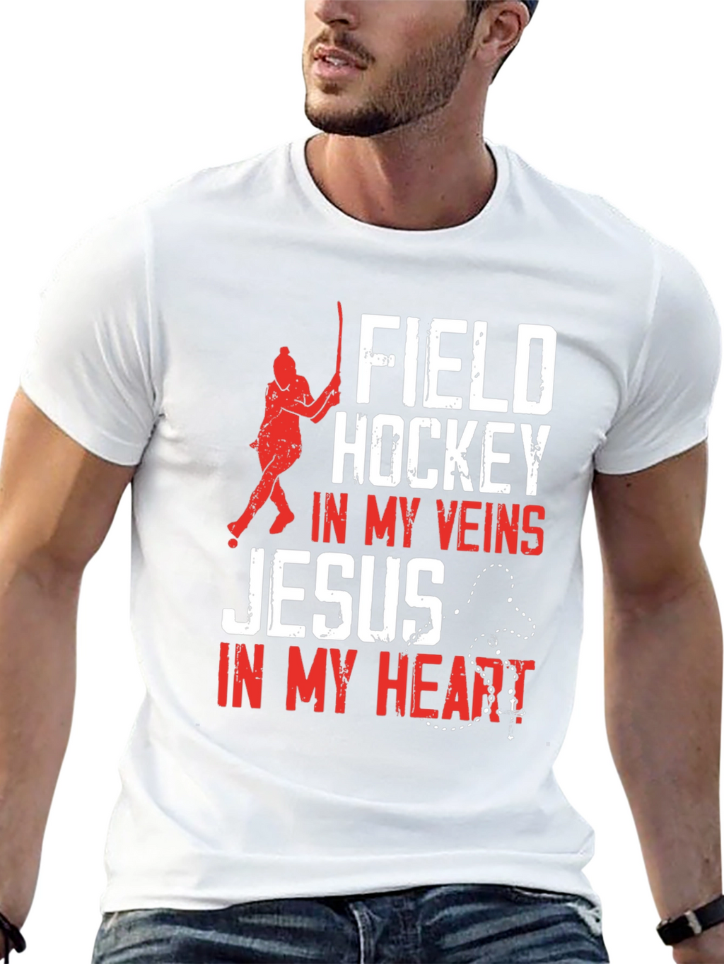 Field Hockey & Jesus T-Shirt