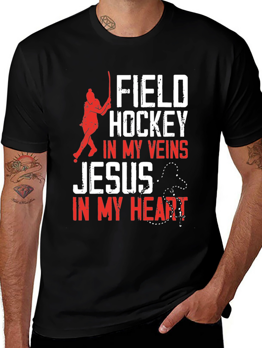 Field Hockey & Jesus T-Shirt